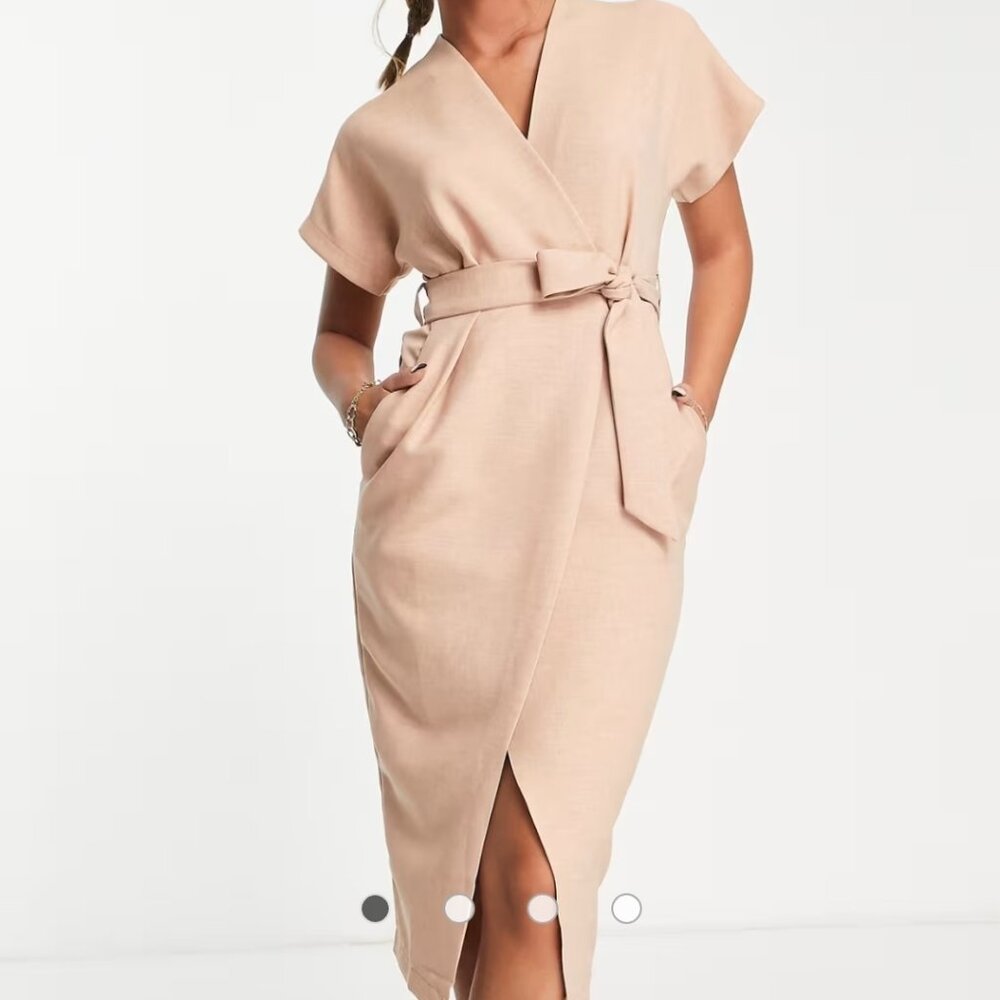 Closet London Dress in Blush Size 2 NWT